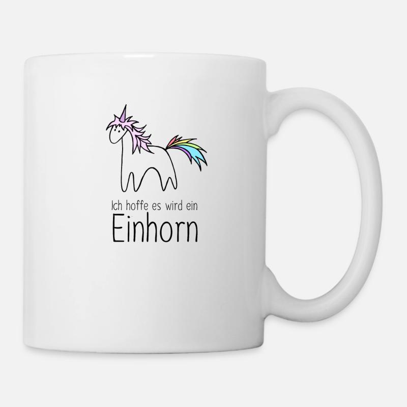 Einhorn Schwangerschaft - Tasse - Weiß