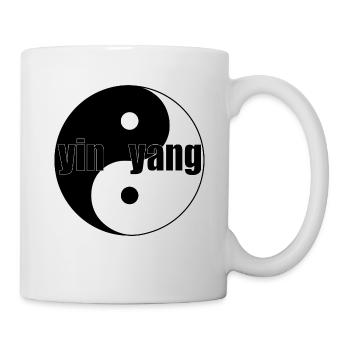 yin yang - Mug - white - Right