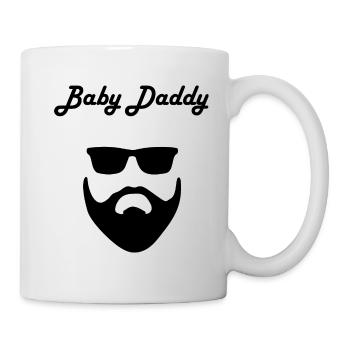 Baby Daddy Beard Sunglasses Cool - Mug - white - Right