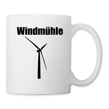 Windmühle - Tasse - Weiß - Rechts
