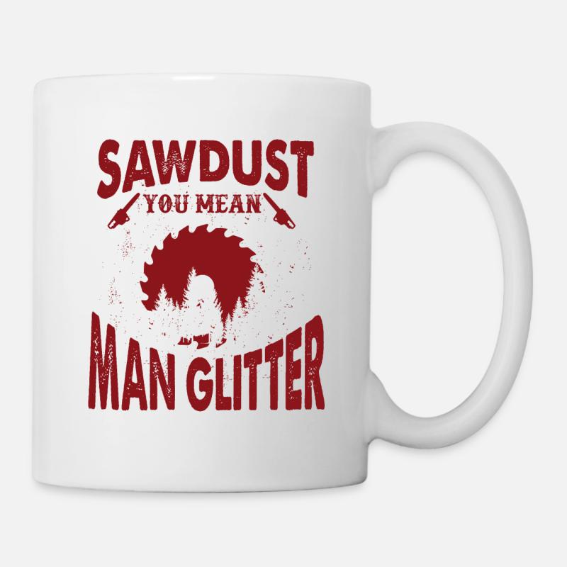 Lumberjack and Iron Axe - Tasse - Weiß