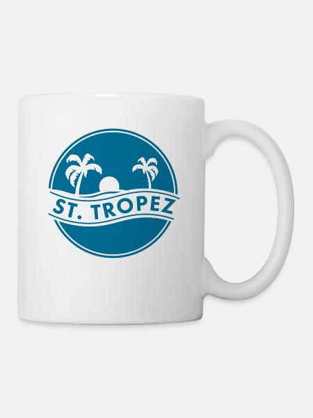st tropez - Tasse - Weiß