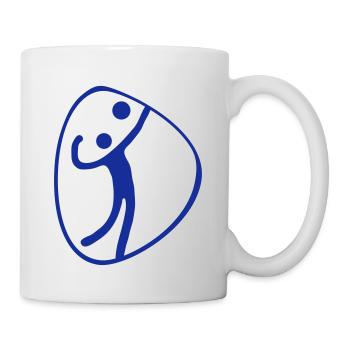 volley-ball_olim1 - Mug blanc - blanc - Droite