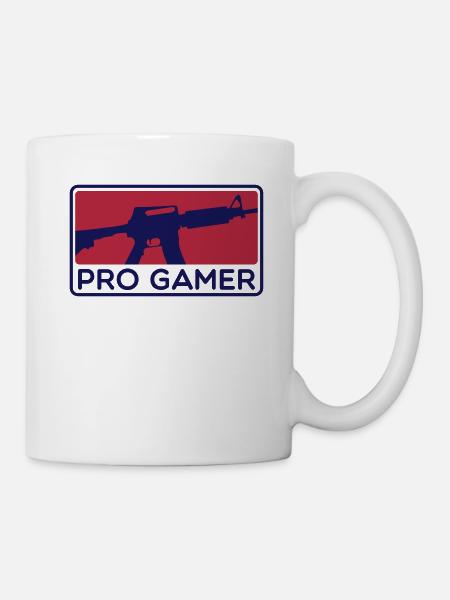 PRO GAMER - Tasse - Weiß