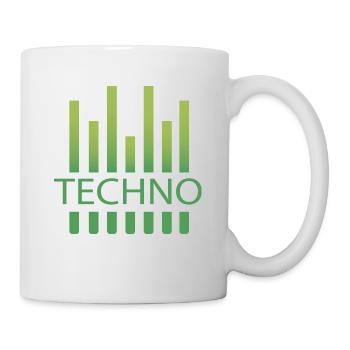 Techno Rave Liebe Musik Festivals Geschenk Trance - Tasse - Weiß - Rechts