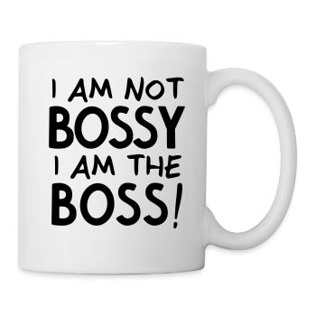 Je ne suis pas autoritaire, je suis le patron! - Mug blanc - blanc - Droite