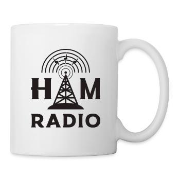 Radio HAM Operator Antenne Amateurfunk Geschenk - Tasse - Weiß - Rechts