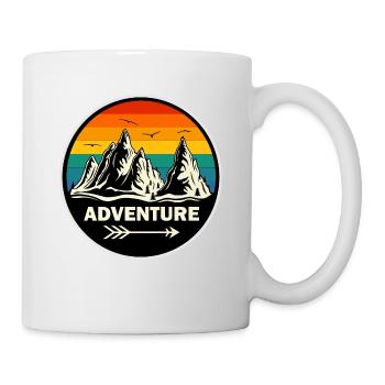 Mountains, Hiking, Adventure, Mountaineering, Adventure - Mug - white - Right
