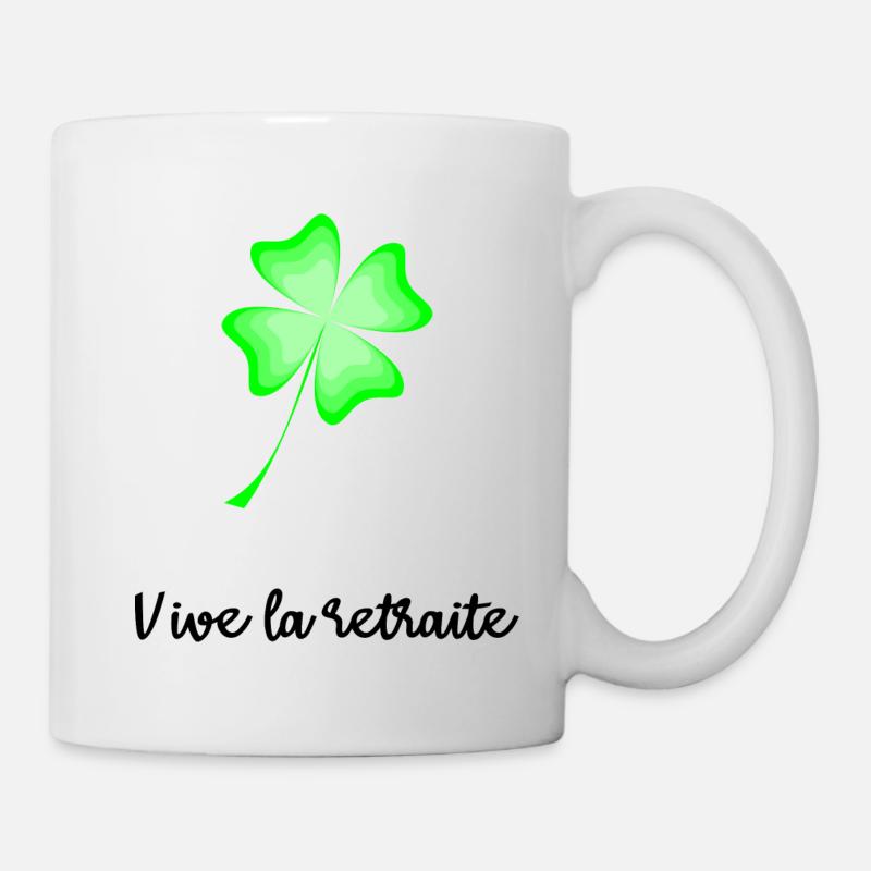 RETRAITE. BONNE RETRAITE. JOYEUSE RETRAITE - Mug blanc - blanc