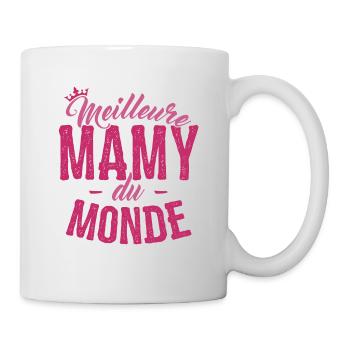 Cadeau Mamy Meilleure Mamy du Monde - Mug blanc - blanc - Droite