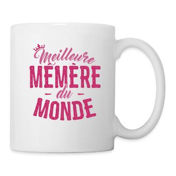 Cadeau Mémère Meilleure Mémère du Monde - Mug blanc - blanc - Droite
