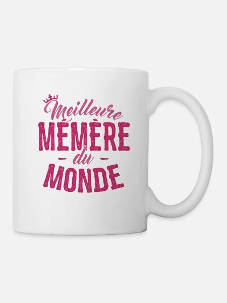 Cadeau Mémère Meilleure Mémère du Monde - Mug blanc - blanc