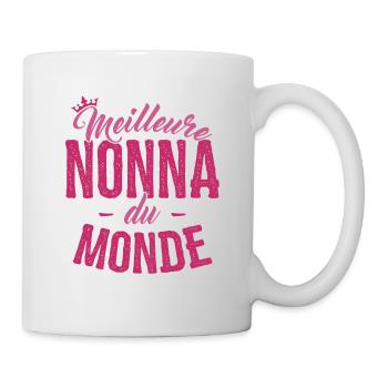 Cadeau Nonna Meilleure Nonna du Monde - Mug blanc - blanc - Droite