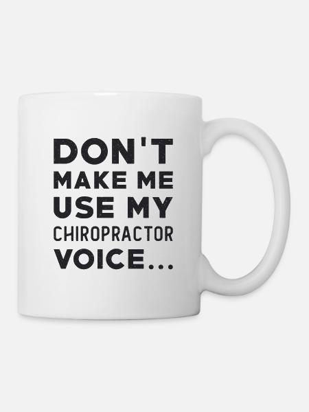 Chiropractique Chiropracteur Idée de cadeau cool - Mug blanc - blanc