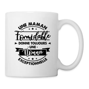 Maman formidable donne Nonna Exceptionnelle - Mug blanc - blanc - Droite