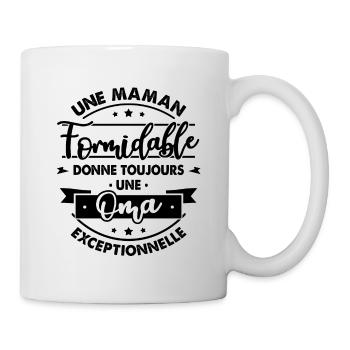 Maman formidable donne Oma Exceptionnelle - Mug blanc - blanc - Droite