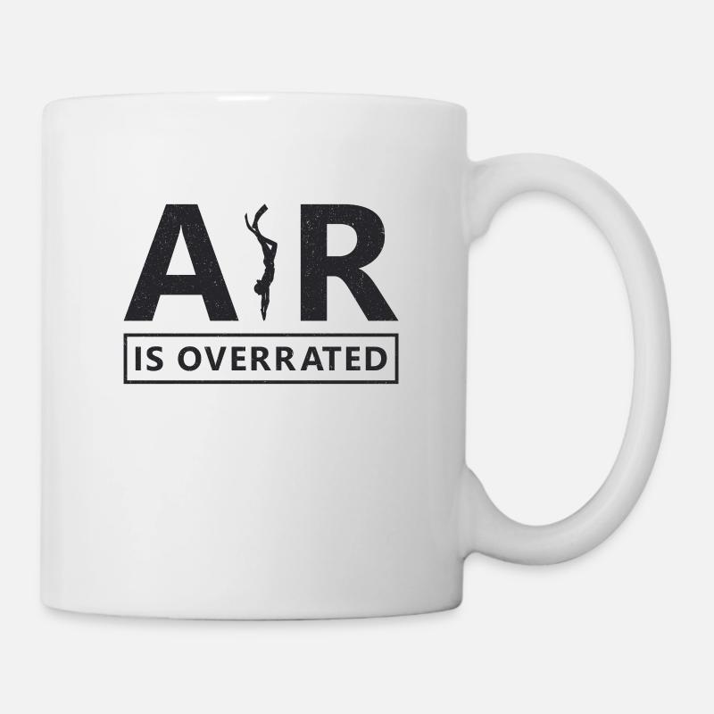 Freediver Apnée Apnée Plongée En Apnée Idée Cadeau - Mug blanc - blanc