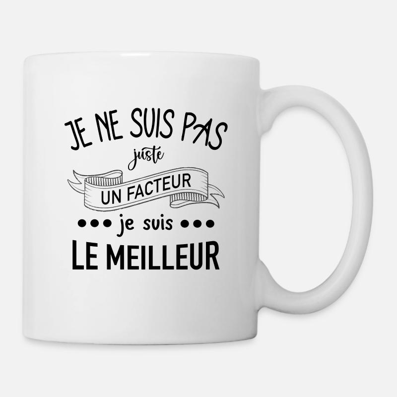 Meilleur facteur - Mug blanc - blanc