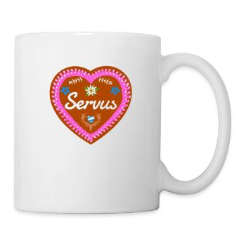 Gingerbread Heart - Heart - Servus Edelweiss - Mug - white - Right