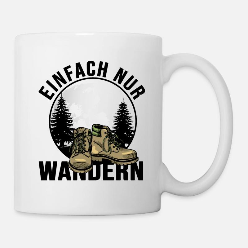 fernwandern bergwandern trekking biwak - Tasse - Weiß