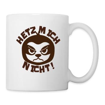 Hetz Mich Nicht Faultier Humor Job Arbeit Beruf - Tasse - Weiß - Rechts
