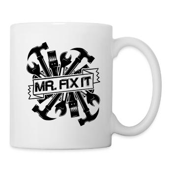 Monsieur réparez-le, L’artisan qui peut tout faire - Mug blanc - blanc - Droite
