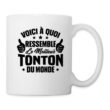 Voici à Quoi Ressemble le Meilleur Tonton du Monde - Mug blanc - blanc - Droite
