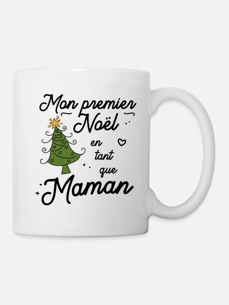 Mon premier noël en tant que maman - Mug blanc - blanc