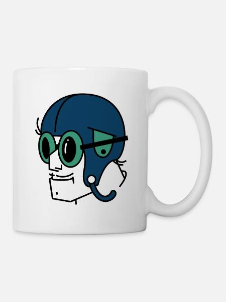 Herr Pilot - Tasse - Weiß