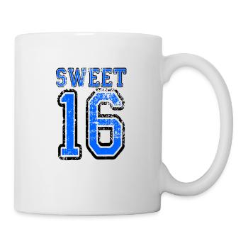 Sweet 16 - Anniversaire - Né en 2007 - Mug blanc - blanc - Droite
