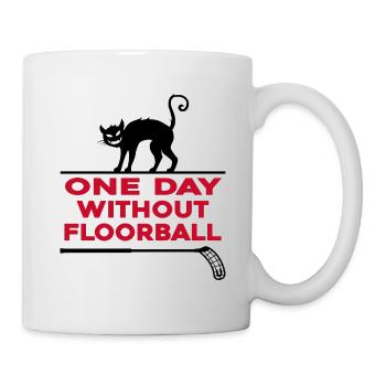 Floorball floorball "Floorball-day" floorball game - Mug - white - Right