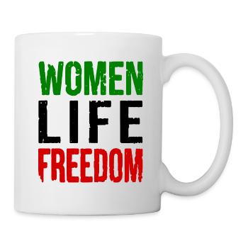 Women life freedom - Tasse - Weiß - Rechts