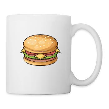 Burger - Mug blanc - blanc - Droite