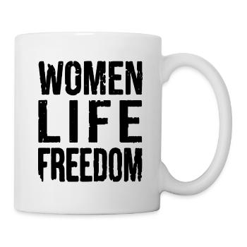 Women life freedom - Tasse - Weiß - Rechts