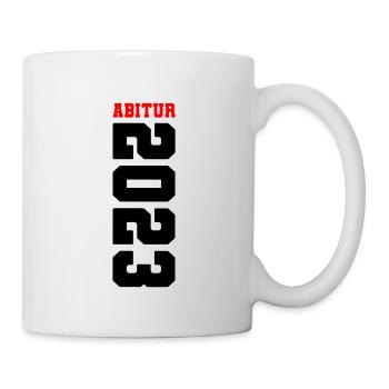 Abitur 2023 - Bestanden - Abi 23 - Abschluss - Tasse - Weiß - Rechts