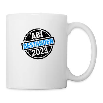 Abitur 2023 bestanden Abi Abiturient - Tasse - Weiß - Rechts