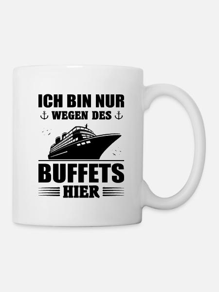 Kreuzfahrt Kreuzfahrtschiff Schiffreise Geschenk - Tasse - Weiß