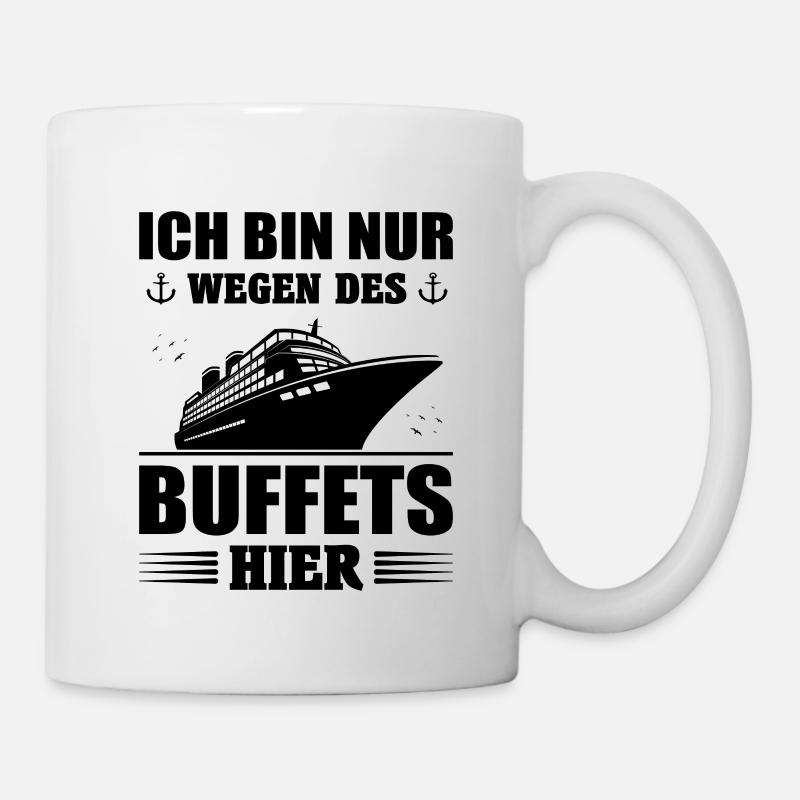 Kreuzfahrt Kreuzfahrtschiff Schiffreise Geschenk - Tasse - Weiß
