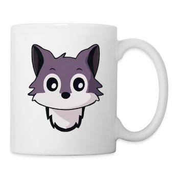 Dog Wolf Husky Head Design - Mug - white - Right