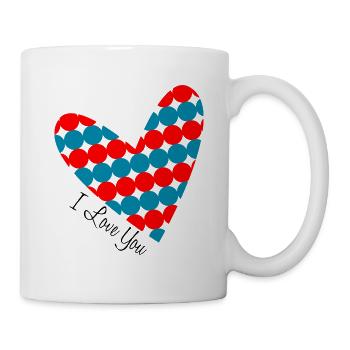 MOM. MOTHER's DAY. HAPPY MOTHER'S DAY. LOVE - Mug - white - Right