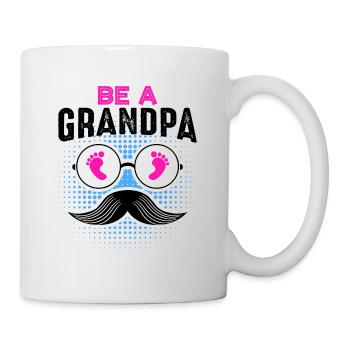 Papy en devenir, je vais enfin être grand-père - Mug blanc - blanc - Droite