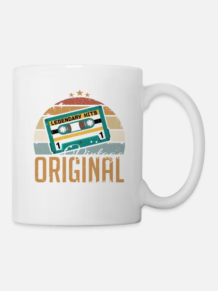August 1987 Jubiläum 1987 Legenden August - Tasse - Weiß