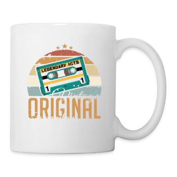 Septembre 1987 Né Vintage Anniversaire Rétro - Mug blanc - blanc - Droite