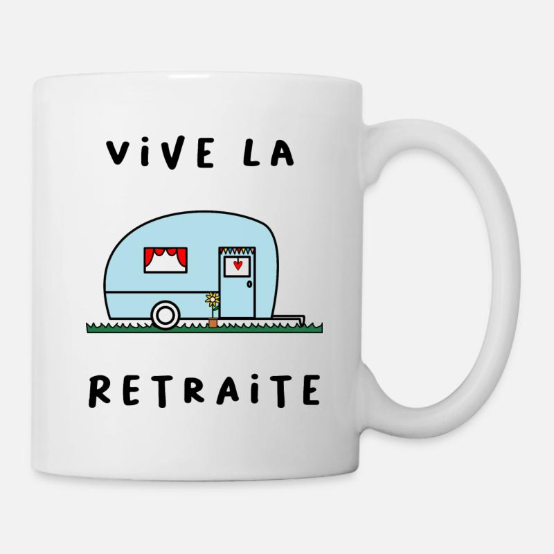 RETRAITE. RETRAITE. RETRAITEE. RETRAITE - Mug blanc - blanc