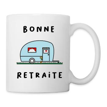 RETRAITE. RETRAITE. RETRAITEE. RETRAITE - Mug blanc - blanc - Droite