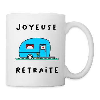 RETRAITE. RETRAITE. RETRAITEE. RETRAITE - Mug blanc - blanc - Droite