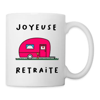 RETRAITE. RETRAITE. RETRAITEE. RETRAITE - Mug blanc - blanc - Droite