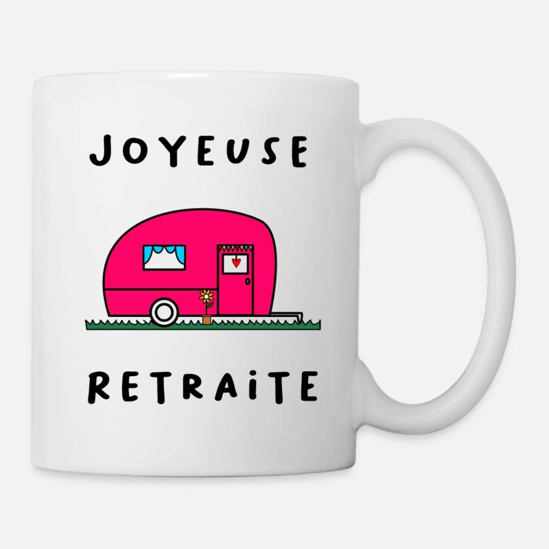 RETRAITE. RETRAITE. RETRAITEE. RETRAITE - Mug blanc - blanc