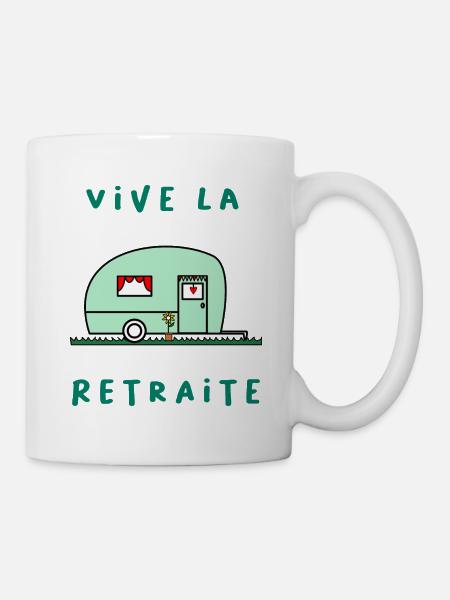 RETRAITE. RETRAITE. RETRAITEE. RETRAITE - Mug blanc - blanc