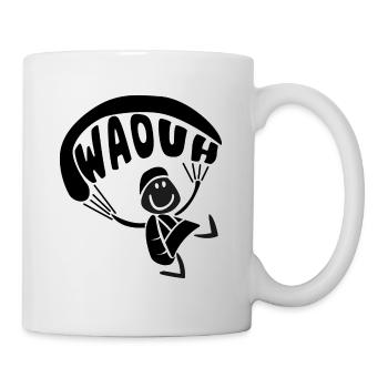 Parapente parapentiste - Mug blanc - blanc - Droite
